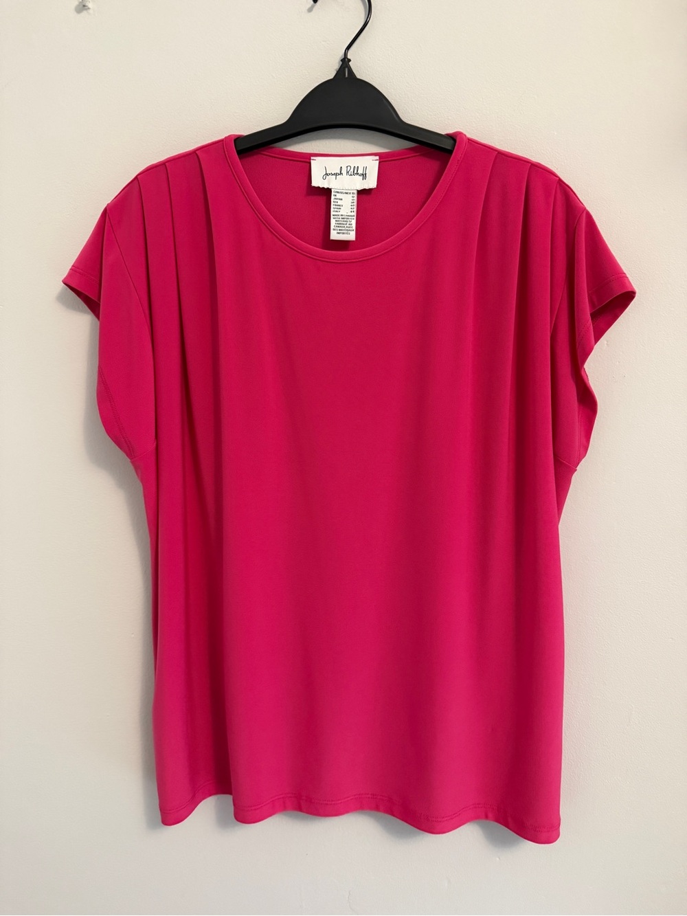 Joseph Ribkoff Hot Pink Short Sleeve Tee